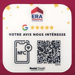 Plaque NFC Avis Google