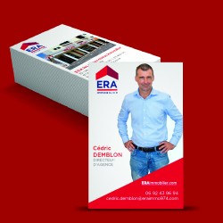 Carte de visite verticale