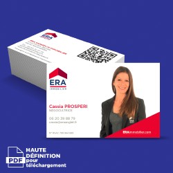 Carte de visite horizontale