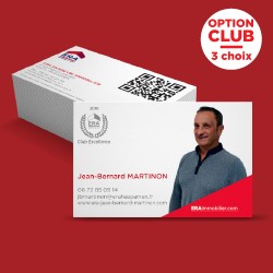 Carte de visite horizontale