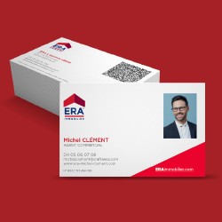 Carte de visite horizontale