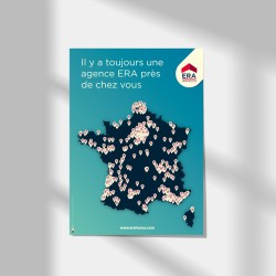 Affiche 50x70 Une agence...